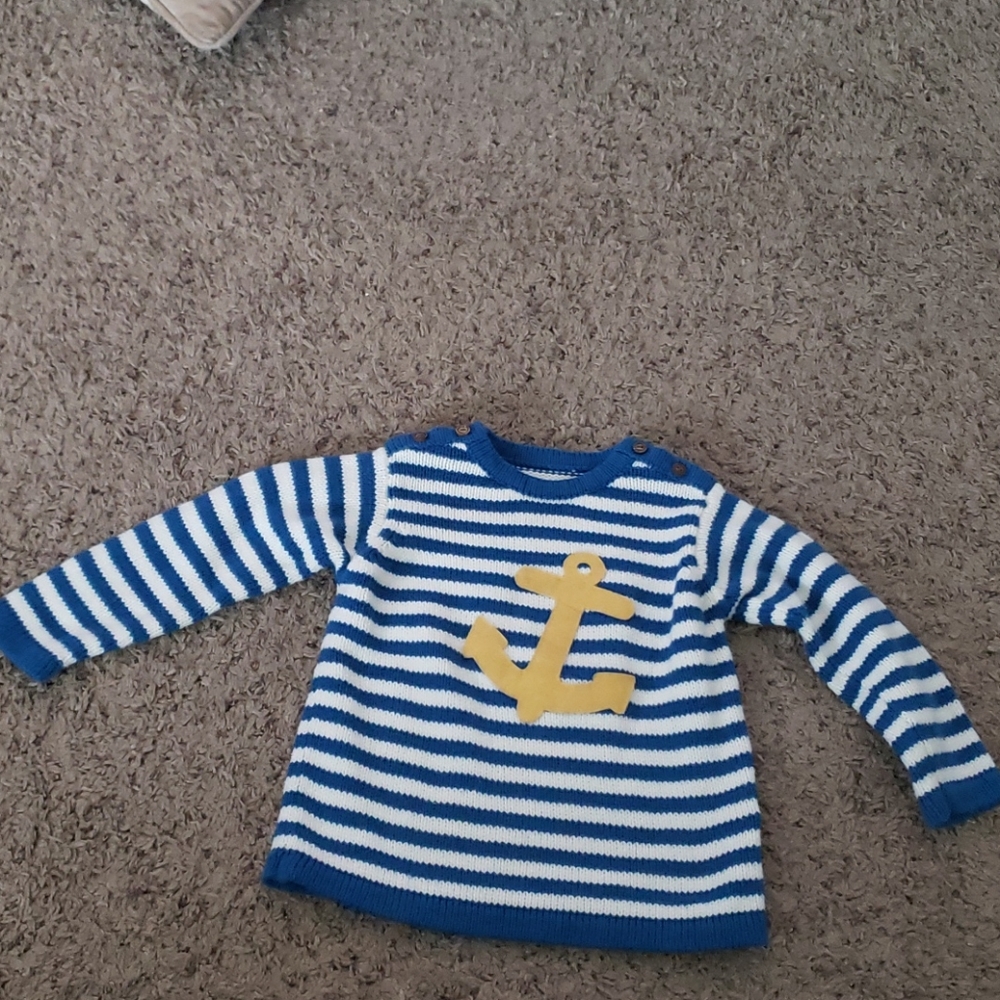 Baby Boden Nautical Pull Over Sweater